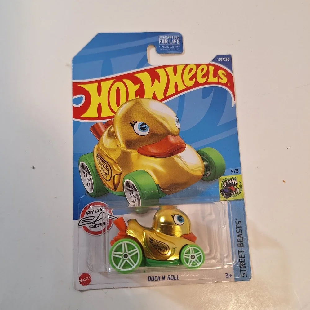 HOT WHEELS Duck N' Roll Gold TH Treasure Hunt HW Street Beasts 2022‎